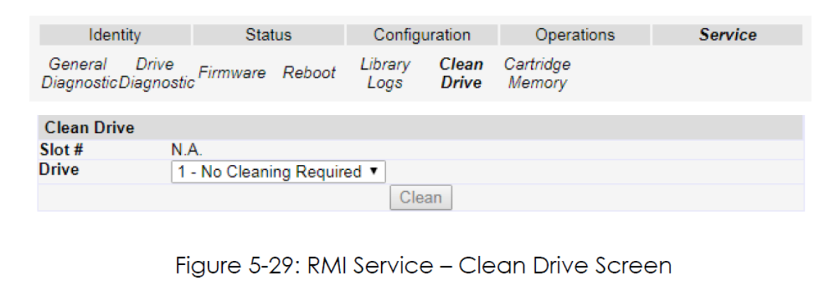 clean drive screen